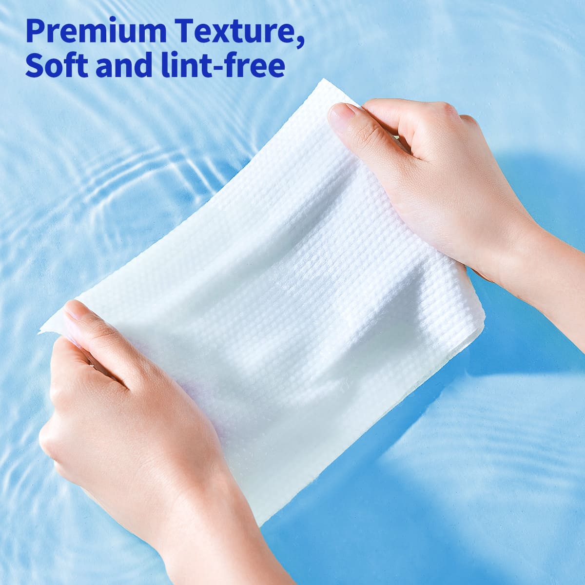 Matern’ella Disposable Hanging Face Towels –Thickened Dry Wipes for Facial Cleansing,Makeup Removal,Wet & Dry Use (166 Count)