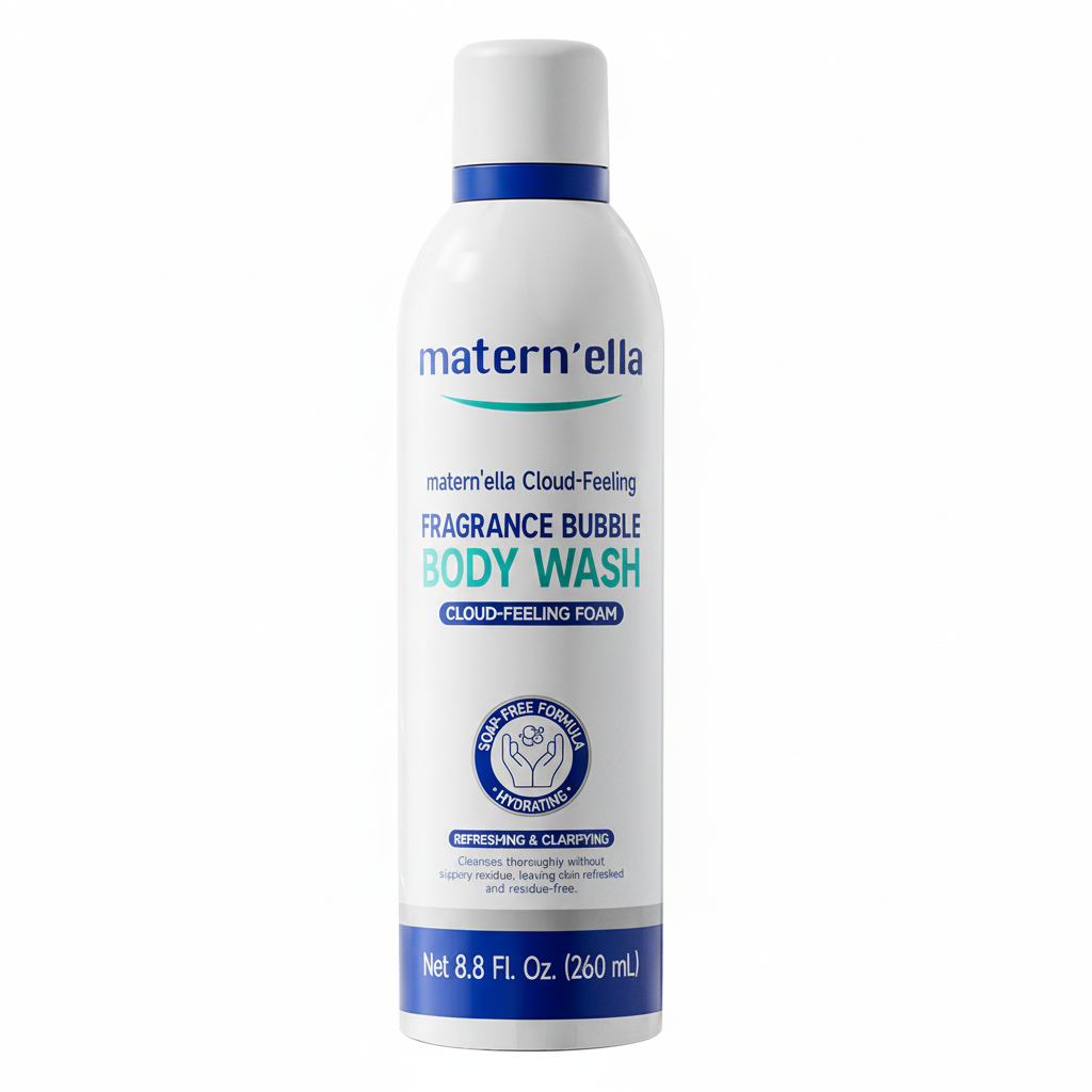Matern'ella Foaming Body Wash 白底主图